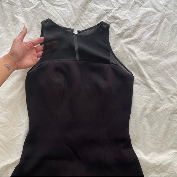 Club Monaco - Fit and flare little black dress - Size O - Black - Picture 3 of 4